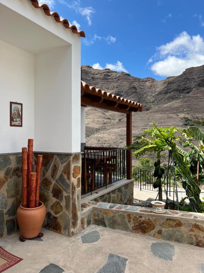 Casa Rural Con Bano Adaptado Y Piscina En Mogán Exterior photo