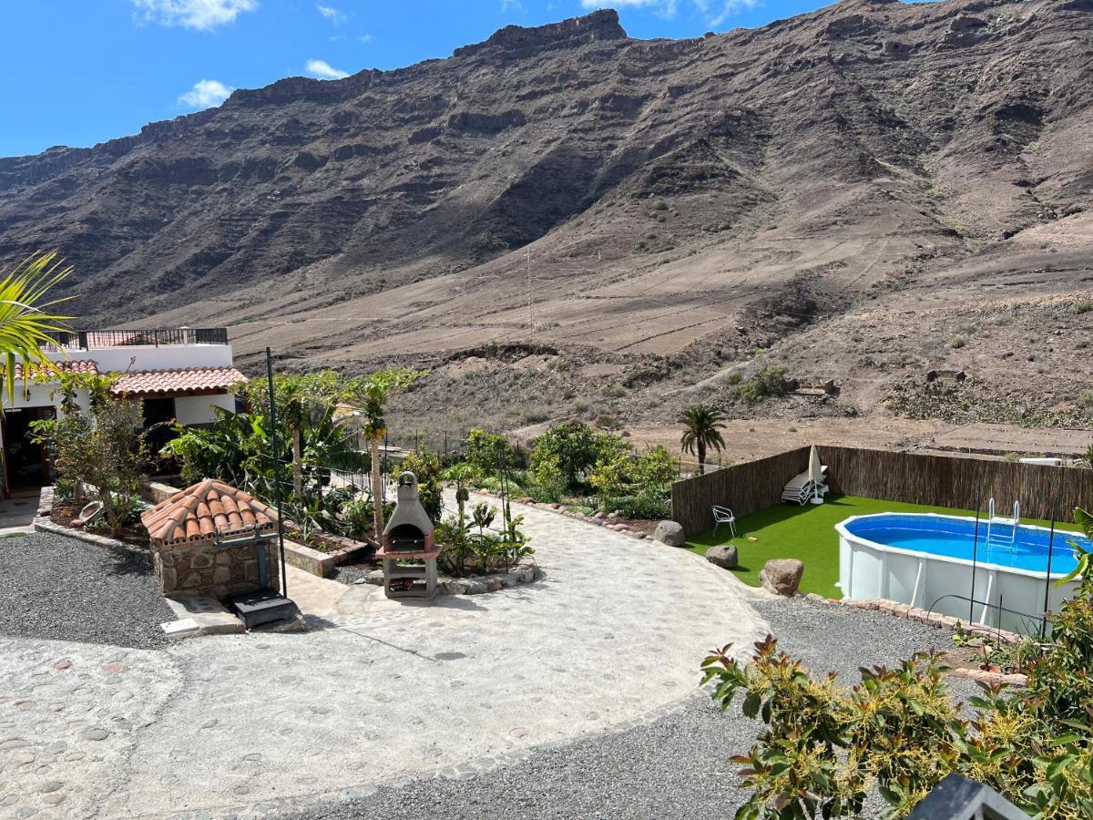 Casa Rural Con Bano Adaptado Y Piscina En Mogán Exterior photo