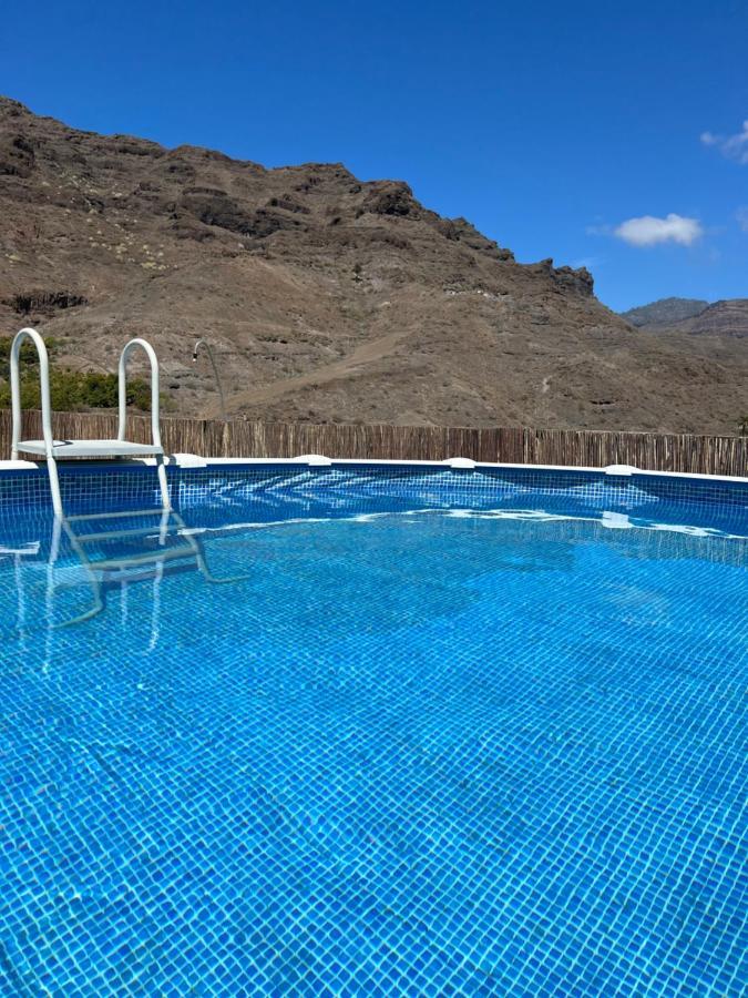 Casa Rural Con Bano Adaptado Y Piscina En Mogán Exterior photo